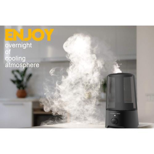  [아마존베스트]Cool Mist Humidifier, Magictec 2.5L Bedroom Essential Humidifier Diffuser, Baby Humidifier with Adjustable Mist Output, Auto Shut Off, Super Quiet 360° Nozzle- Lasts Up to 24 Hours