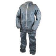 Magid Glove & Safety Magid EconoWear Lite N Kool Plus SMS Fabric Coverall, Disposable, Elastic Cuff, Gray, 3X-Large (Case of 25)