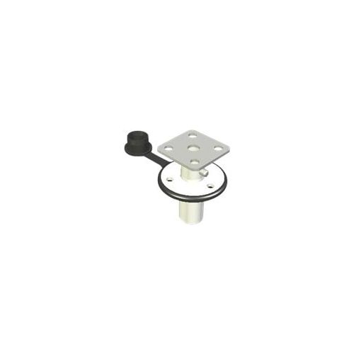  Magma T10-326 Single Locking Flush Deck Socket (SD) Mount for 12 x 18 or Smaller Rectangular Grills and Single Mount Tables