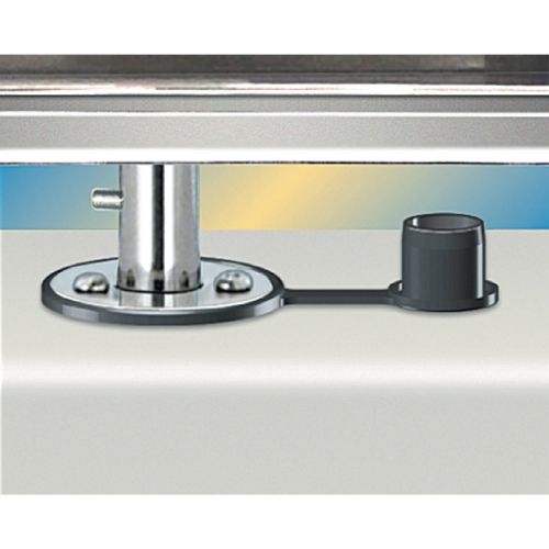  Magma T10-326 Single Locking Flush Deck Socket (SD) Mount for 12 x 18 or Smaller Rectangular Grills and Single Mount Tables