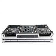 Magma MAGMA DJ-Controller Case SC5000X1800 Prime Heavy Duty DJ Coffin Fits Two Denon Decks With Mixer