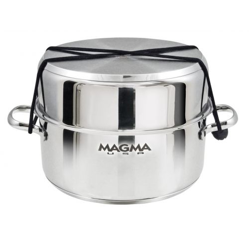  Magma Products, A10-360L-IND, 10 Piece Gourmet Nesting Stainless Steel Cookware Set, Induction Cooktops