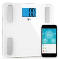 Magma B16070007-01 Body Fat Monitor Digital Bluetooth Smart Scale 8 Precision Body Composition Measurements Bmi White