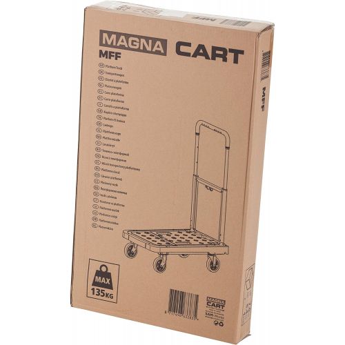  [무료배송]Welcom Magna Cart Flatform 300 lb Capacity Four Wheel Folding Platform Truck