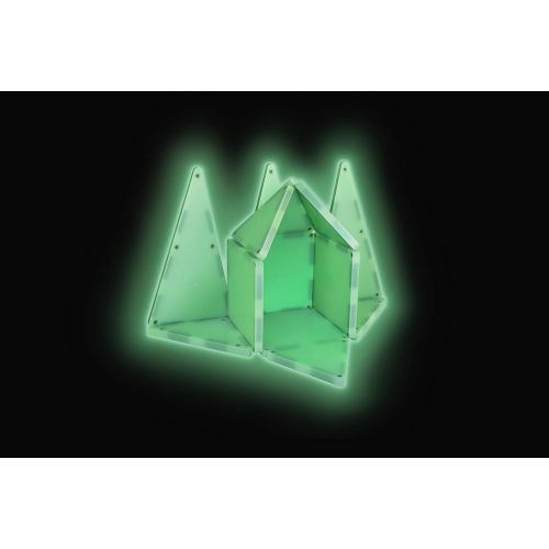  Magna-Tiles 16-Piece Glow in The Dark Set  LED Light Included  The Original, Award-Winning Magnetic Building Tiles  Creativity and Educational  STEM Approved