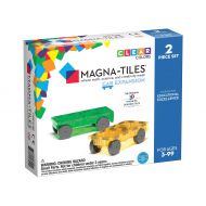 Magna-Tiles 2-Piece Car Expansion Set  The Original, Award-Winning Magnetic Building Tiles  Creativity and Educational  STEM Approved