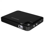 Magnasonic LED Pocket Pico Video Projector, HDMI, Rechargeable Battery, Built-in Speaker, DLP, 60 inch Hi-Resolution Display for Streaming Movies, Presentations, Smartphones, Table