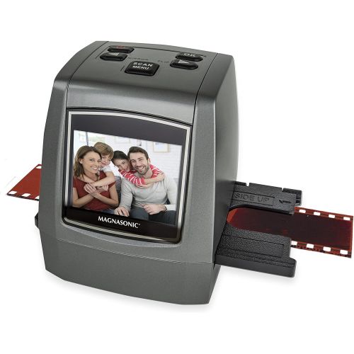  [아마존베스트]Magnasonic All-in-One High Resolution 22MP Film Scanner, Converts 35mm/126KPK/110/Super 8 Films, Slides, Negatives into Digital Photos, Vibrant 2.4 LCD Screen, Impressive 128MB Bui