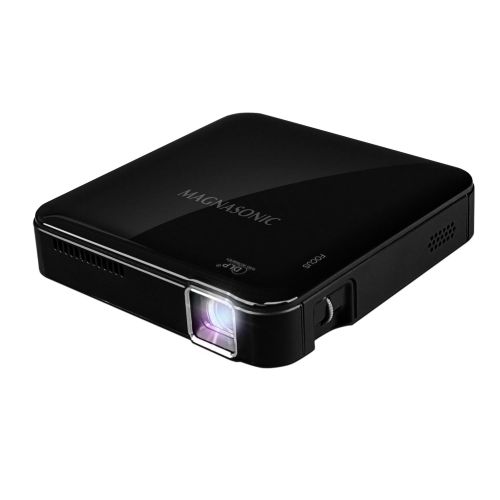  Magnasonic Mini Portable Pico Video Projector, HDMI, Battery, Speakers, 50 ANSI Lumens for Movies, Presentations, Smartphones (PP71)