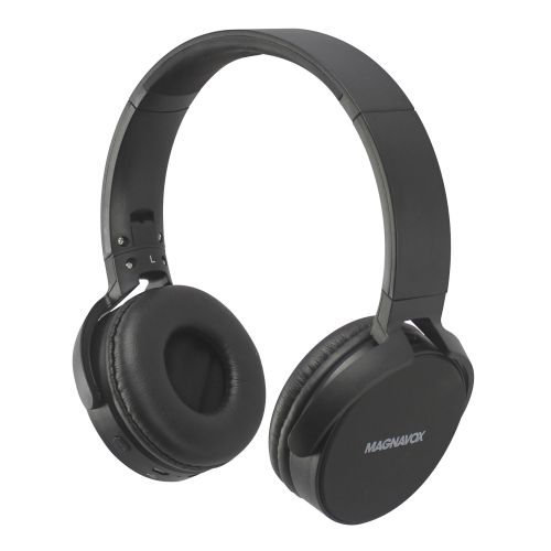  Magnavox Black Foldable Headphones with Bluetooth Wireless Technology MBH542BK