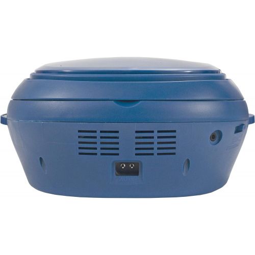  [아마존베스트]MAGNAVOX MD6924-BL Portable Top Loading CD Boombox with AM/FM Stereo Radio in Blue | CD-R/CD-RW Compatible | LED Display | AUX Port Supported | Programmable CD Player |
