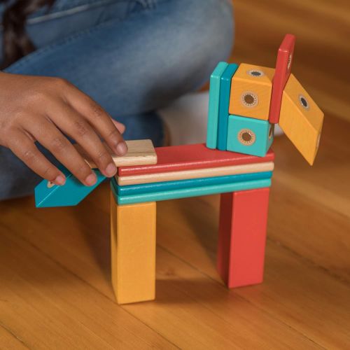  Magnetic Minds Magnetic Wooden Block 14 Piece Set | Classic and Stylish Gift for Boys or Girls