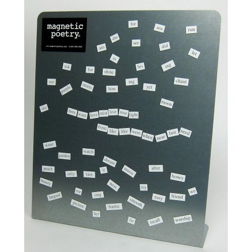  [아마존베스트]Magnetic Poetry Educational Products - Metal Easel Board - 11x13 Inches