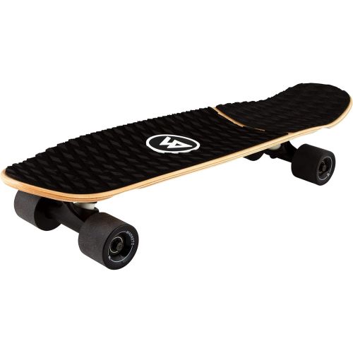  Magneto Barefoot Mini Cruiser Skateboard | EVA Stomp Pad Grip Tape | Short Board | Canadian Maple Deck - Designed for Kids, Teens and Adults (Barefoot)