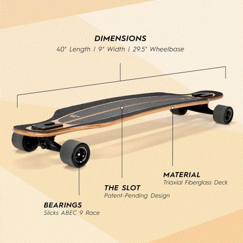  Magneto Slot Machine Longboard Skateboard