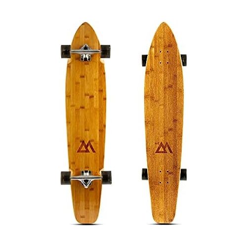  Magneto 44 inch Kicktail Cruiser Longboard Skateboard | Bamboo and Hard Maple Deck | Made for Adults, Teens, and Kids …