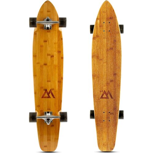  Magneto 44 inch Kicktail Cruiser Longboard Skateboard | Bamboo and Hard Maple Deck | Made for Adults, Teens, and Kids …