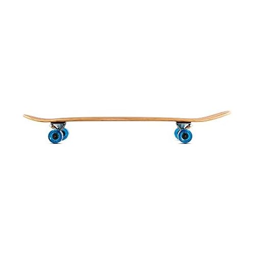  Magneto 44 inch Kicktail Cruiser Longboard Skateboard Bamboo and Hard Maple Deck Cruising, Carving, Dancing, Free-Style Tricks Made for Beginners Teens Adults Men Women Designed in