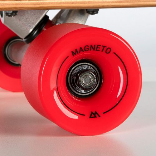  Magneto Hana Longboard Skateboard Collection Bamboo with Hard Maple Core Pintail, Cruising, Carving, Dancing, Free-Style Tricks Carver Drop Through Great for Teens Adults Men Women Free Sk