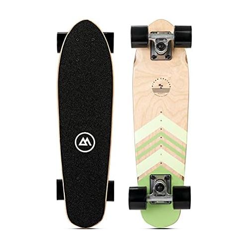  Magneto Kids Cruiser Skateboard 22 Long by 6 Wide Maple 7 ply Deck Fully Assembled School Locker Cruiser Board Designed for Kids Teens Boys Girls and Adults