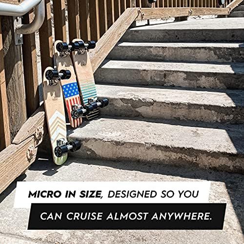  Magneto Kids Cruiser Skateboard 22 Long by 6 Wide Maple 7 ply Deck Fully Assembled School Locker Cruiser Board Designed for Kids Teens Boys Girls and Adults