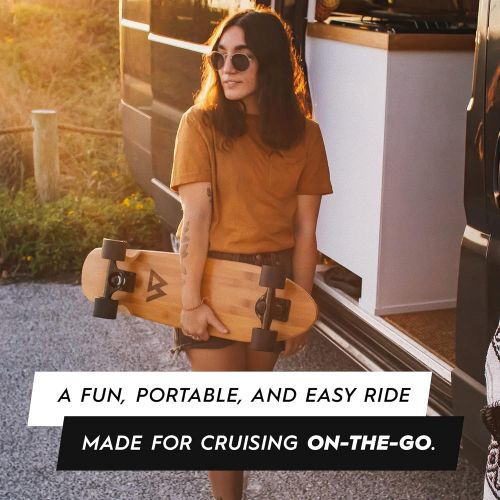  [아마존베스트]Magneto Mini Cruiser Skateboard Cruiser | Short Board | Canadian Maple Deck - Designed for Kids, Teens and Adults …