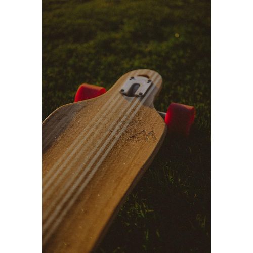  [아마존베스트]Magneto Hana Longboard Collection | Longboard Skateboards | Bamboo with Hard Maple Core | Cruising, Carving, Dancing, Freestyle