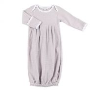 Magnolia Baby Unisex Baby Mini Stripe Essentials Gown Silver