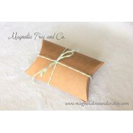 /MagnoliaTreeandCo Small kraft box for necklaces, earrings, key chains and small jewelry items