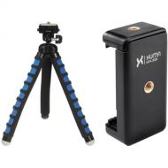 Magnus Bendable Tabletop Tripod with Smartphone Mount (Blue)