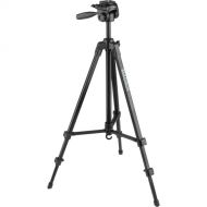 Magnus PV-3320G Photo/Video Tripod with Geared Center Column with Smartphone Adapter and GoPro Mount