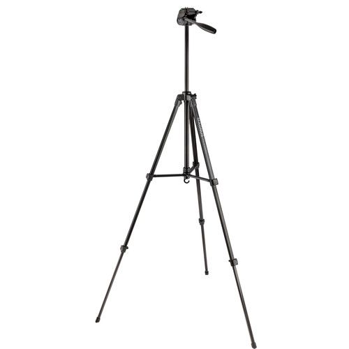  Magnus PV-3320G Photo/Video Tripod with Geared Center Column with Smartphone Adapter and GoPro Mount