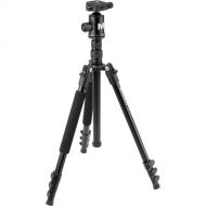 Magnus Aluminum Travel Tripod with Monopod and Arca-Type Ball Head (77