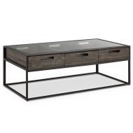 Magnussen T4034-43 T4034 Claremont Transitional Weathered Charcoal Rectangular Coffee Table