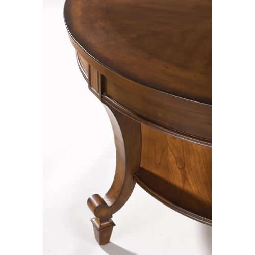  Magnussen Aidan Wood Round Cocktail Table