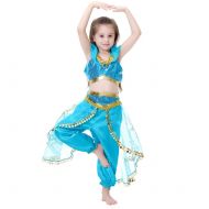Magogo Girls Princess Dresses Cosplay Dance Costume Fancy Clothes Shiny Carnival Party Outfit