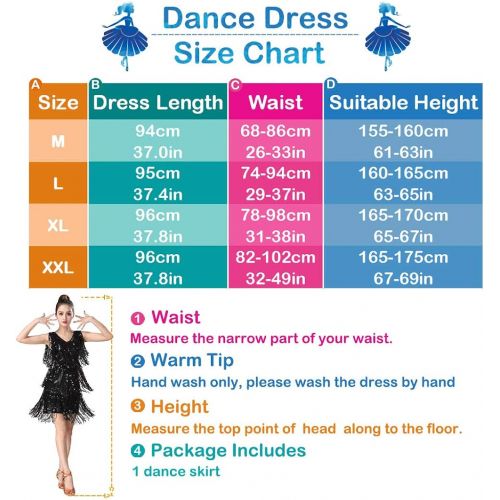  Magogo Latin Dance Dresses Sequin Tassels Prom Costume Great Gatsby Themed Party Skirt