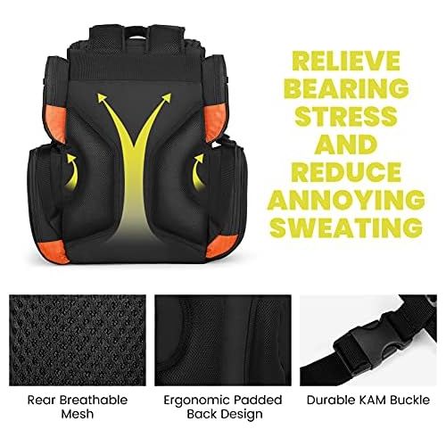  [아마존베스트]Magreel Fishing Backpack, Large Waterproof Fishing Tackle Bag Multifunctional Bags for Fishing Camping Hiking Cycling
