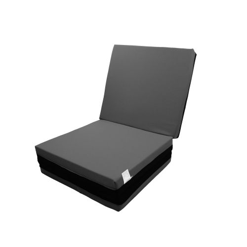  Magshion 4 Inch Memory Foam Tri-fold Mattresses Floor Bed Single Size (27W) Dark Grey