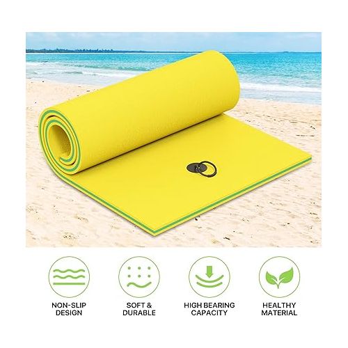  Magshion Large Water Floating Mat for Adults Pool Lake Boating Float Pad 6 x 3 ft