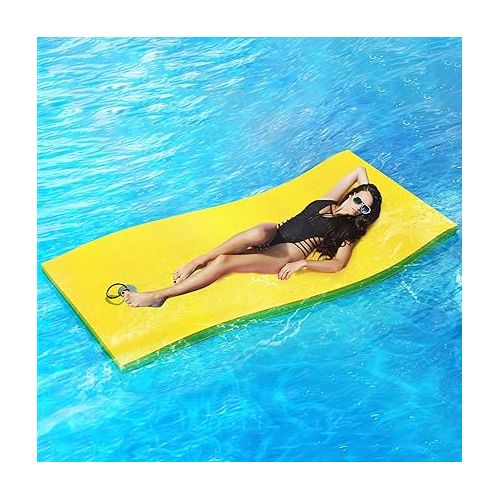  Magshion Large Water Floating Mat for Adults Pool Lake Boating Float Pad 6 x 3 ft