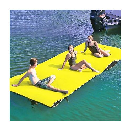  Magshion Large Water Floating Mat for Adults Pool Lake Boating Float Pad 8 x 6 ft