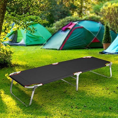  [아마존베스트]Magshion Portable Military Fold Up Camping Bed Cot + Free Storage Bag- 7 Colors