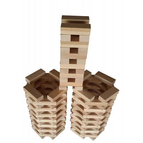  Magz Magnetic Wooden Bricks 40 Piece, Magnetic Building Blocks containing 40 magnetized Natural Wood Bricks / Blocks Building and Stacking Set Offered