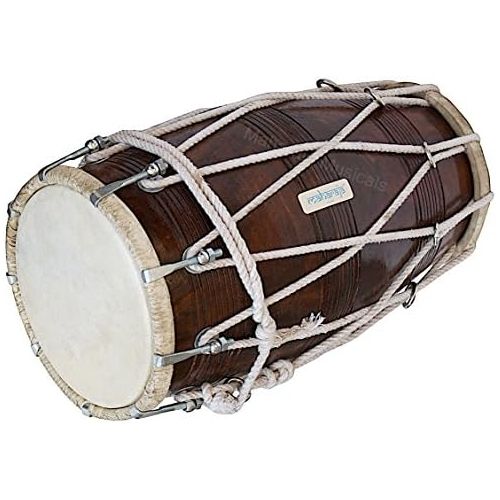  [아마존베스트]Maharaja Musicals MAHARAJA Dholak (Dholki) Special TuningSheesham Wood with Key (BBC)