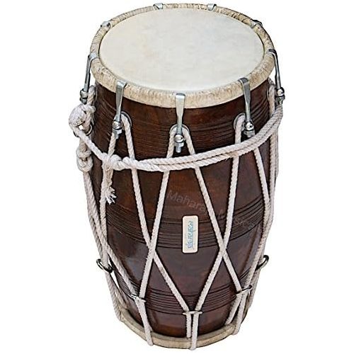  [아마존베스트]Maharaja Musicals MAHARAJA Dholak (Dholki) Special TuningSheesham Wood with Key (BBC)