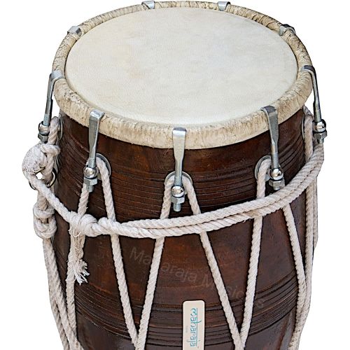  [아마존베스트]Maharaja Musicals MAHARAJA Dholak (Dholki) Special TuningSheesham Wood with Key (BBC)