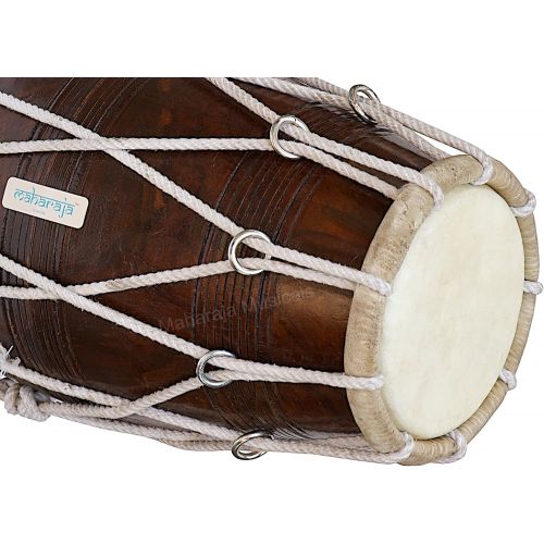  [아마존베스트]Maharaja Musicals MAHARAJA Dholak (Dholki) Special TuningSheesham Wood with Key (BBC)