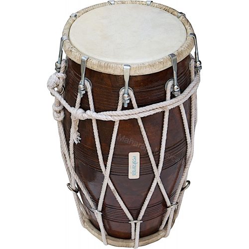  [아마존베스트]Maharaja Musicals MAHARAJA Dholak (Dholki) Special TuningSheesham Wood with Key (BBC)