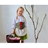 Maiiberlin Dirndl, Oktoberfest, Wiesn, Halloween, Kids costume, Dress, Oktoberfest dress,Little Red Riding Hood, carnival, costumes,